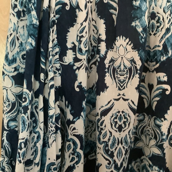 Brand new Haute Hippie blue and white print blouse - Picture 5 of 7